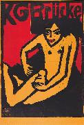 KG Brucke (Ausstellungsplakat der Galerie Arnold in Dresden) Ernst Ludwig Kirchner